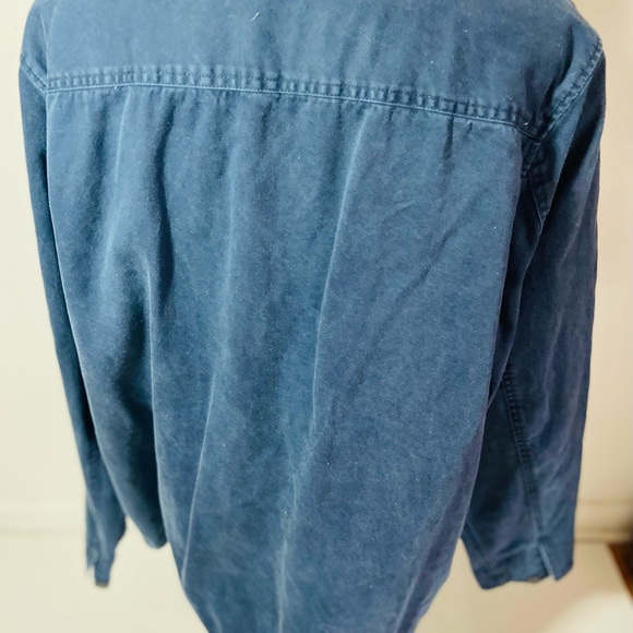 Carbon2Cobalt Men's XL Denim Jacket Blue Jean. Full Zipper 100% Cotton - Picture 15 of 16